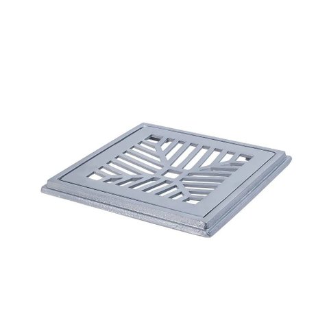 Grelha/Porta-Grelha Côncava de Alumínio Polido 20 x 20 - Lgmais Pat Solucao