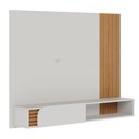 Ver imagem 1 de Home Suspenso para TV Murilo 60 Polegadas MDF-MDP Off White Matte Bege Colibri Móveis