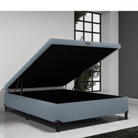 Base Box para Colchão Casal com Baú Itaflex 1,38x1,88x0,45