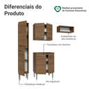 Ver imagem 6 de Armário de Cozinha Compacta 156 Cm Emilly Madesa 01