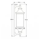 Ver imagem 2 de Arandela Colonial Villano 80049 com Soquete E27 Preto Nordecor Iluminação 72cm