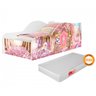 Cama Carruagem Infantil Princesa Menina com Colchão Moveis House - 2