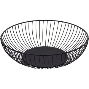 FRUTEIRA 8x28x28cm METAL PRETO
