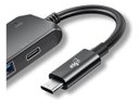 Ver imagem 2 de Hub41c - Adaptador Preto Hub Usb 4 em 1 Tipo-c 3.0 - Elg