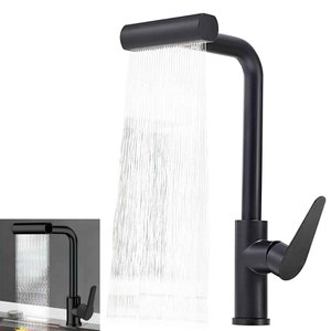 Torneira de Cozinha Gourmet Monocomando Tripla Função Luxo com Ducha Spray Misturador Casa Bancada P