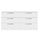 Ver imagem 3 de Cômoda Infantil 6 Gavetas Branco 3435 Madesa Branco