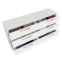 Ver imagem 4 de Cômoda Infantil 6 Gavetas Branco 3435 Madesa Branco