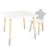 Kit Mesa e Cadeira Infantil Estrela - Cinza - 1