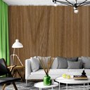 Ver imagem 5 de Painel Ripado Madeira PVC 2,9m X 16cm Open Star