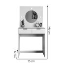 Ver imagem 5 de Mini Penteadeira Melissa Branco - Móveis Fiorello