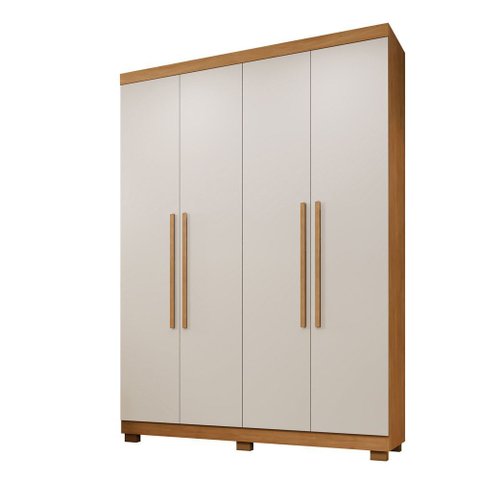Guarda Roupa Viena 4 Portas 3 Gavetas 8 Prateleiras - Benetil