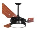 Ver imagem 2 de Ventilador de Teto Valen Led 18w Preto Pás Mogno Ventex