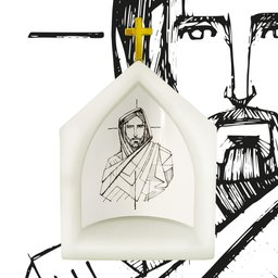 Oratório Iluminado Jesus Decorfun - 2