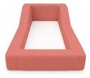 Ver imagem 4 de Cama Montessoriana Infantil Estofada Soft Proteção Lateral Terracota Boucle
