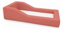 Ver imagem 2 de Cama Montessoriana Infantil Estofada Soft Proteção Lateral Terracota Boucle