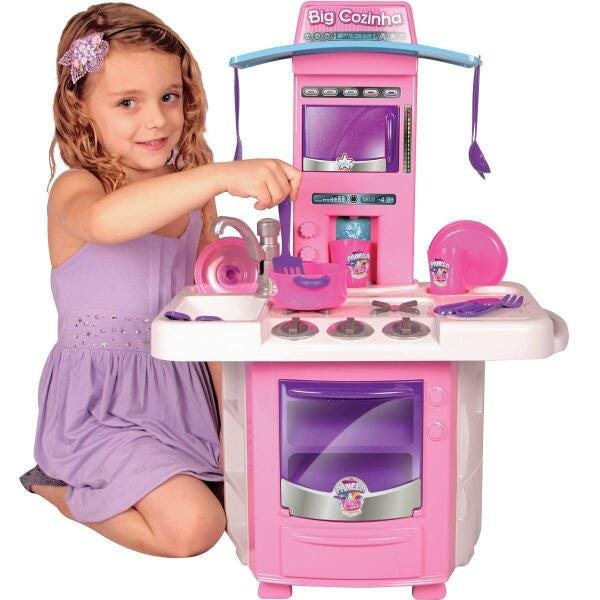 Cozinha Infantil Completa Com Acessórios Big Star 630 - 2