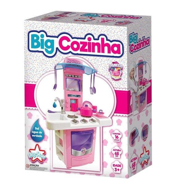 Cozinha Infantil Completa Com Acessórios Big Star 630 - 3