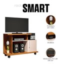 Ver imagem 3 de Rack Smart Cinamomo Off White - Hb Móveis