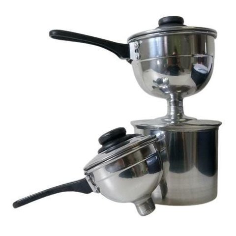 Cuscuzeiro Individual Alumínio para Duas Pessoas