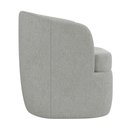Ver imagem 7 de Poltrona Decorativa Design Moderno Bel Sala de Estar Base Giratória Linho Cinza G33 - Gran Belo