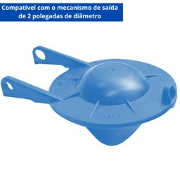 Reparo Obturador Universal Saída D'água para Caixa Acoplada Descarga | Valeplast - 3