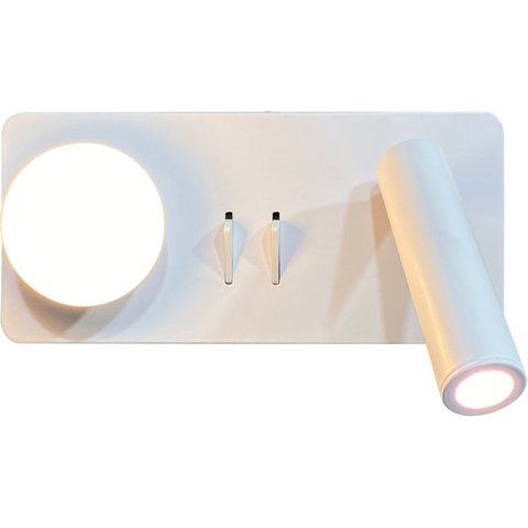 Arandela Branca Led 8W 3200K Bivolt PARIS LUZ
