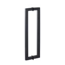 Ver imagem 2 de Puxador Duplo para Box Banheiro 30cm em Aço Inox Black Matte Preto Fosco Stainless