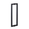 Puxador Duplo para Box Banheiro 30cm em Aço Inox Black Matte Preto Fosco Stainless - 2
