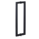 Ver imagem 1 de Puxador Duplo para Box Banheiro 30cm em Aço Inox Black Matte Preto Fosco Stainless