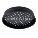 Ver imagem 4 de Ducha Chuveiro Redondo Retro de Teto Inox 20cm Trombetas Pingoo.casa - Preto