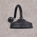 Ver imagem 2 de Ducha Chuveiro Redondo Retro de Teto Inox 20cm Trombetas Pingoo.casa - Preto