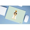 Ver imagem 1 de Mouse Pad Emborrachado Personalizado Estampas Evangélico Católico - Nossa Senhora de Fátima - Grande