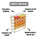 Ver imagem 5 de Porta Suporte 50 Cápsulas Café Dolce Gusto Expresso Aramado
