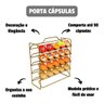 Porta Suporte 50 Cápsulas Café Dolce Gusto Expresso Aramado - 5