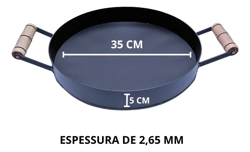 Disco de Arado 35 Cm com Borda 5 Cm - 3