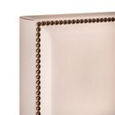 Ver imagem 6 de Cabeceira Cama Box Solteiro Com Tachas 100 cm Vicenza L02 Suede Bege - Lyam Decor
