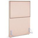 Ver imagem 1 de Cabeceira Cama Box Solteiro Com Tachas 100 cm Vicenza L02 Suede Bege - Lyam Decor