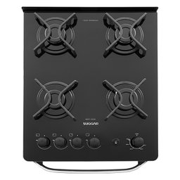 Fogão Best Glass 4 Queimadores Branco Bivolt Fgvbg410br Suggar - 6