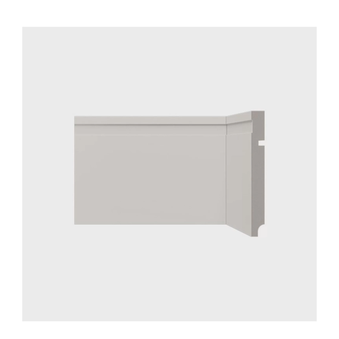 Rodape Poliestireno 15cm Liso Branco 496 Santa Luzia:branco