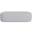 Ver mais imagens de Cabeceira Cama Box Casal 140cm Lanna com Puff Recamier Doha W01 Linho Cinza - Lyam Decor
