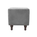 Ver imagem 3 de Recamier Baú Félix 140cm Suede Cinza Dominic Decor Felix