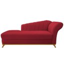 Ver imagem 1 de Recamier Vanessa 1,40M Lado Esquerdo Suede Vermelho - Amarena Móveis