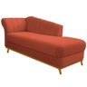 Recamier Vanessa 1,60M Lado Direito Suede Terracota - Amarena Móveis - 2