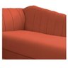 Recamier Vanessa 1,60M Lado Direito Suede Terracota - Amarena Móveis - 6