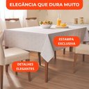 Ver imagem 2 de Toalha de Mesa 4 Lugares Lepper Super Prática 140x140cm Algodão Geométrica Copacabana