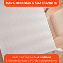 Ver imagem 3 de Toalha de Mesa 4 Lugares Lepper Super Prática 140x140cm Algodão Geométrica Copacabana
