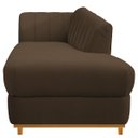 Ver imagem 3 de Recamier Vanessa 1,60M Lado Direito Suede Marrom - Amarena Móveis