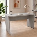 Ver imagem 1 de Escrivaninha Home Office sem Gavetas MDP 150cm Cinza Claro