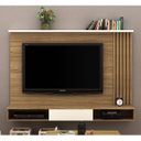 Ver imagem 1 de Painel de Tv Até 65 Polegadas Multimóveis C/ Nichos e Gaveta: Natural com Off White