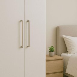 10 Puxadores Alça para Móveis Níquel Escovado 352mm Balcões Armários Gabinete Guarda-roupas - 5